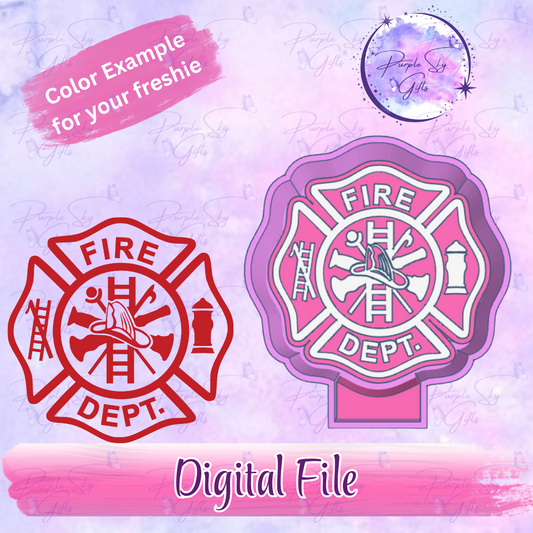 Fire Department Shield Housing STL Digital File