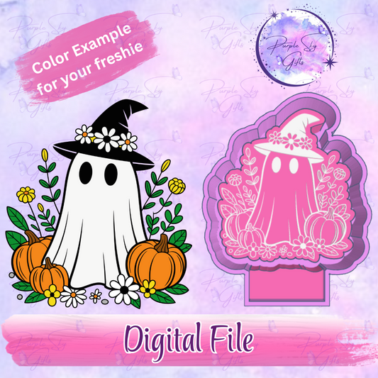 Ghost Witch Mold Housing STL Digital File