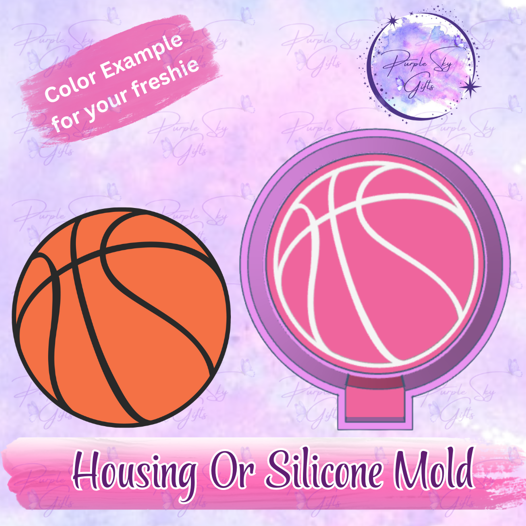 Basketball Freshie Mold Housing OR Silicone Mold