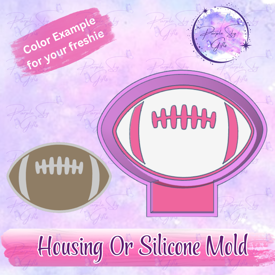 Football Freshie Mold Housing OR Silicone Mold