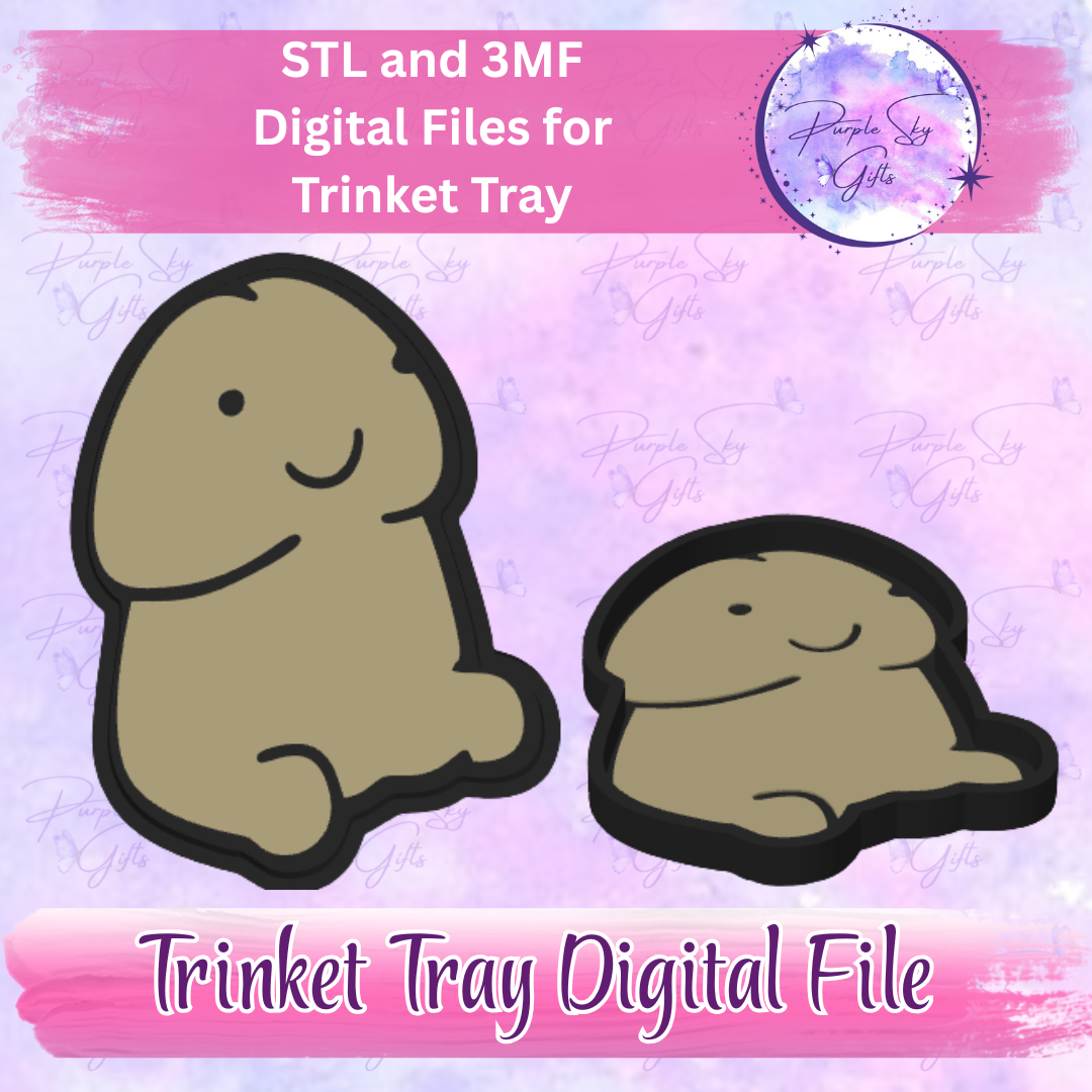 Richard Peen Trinket Tray Digital STL and 3MF Files