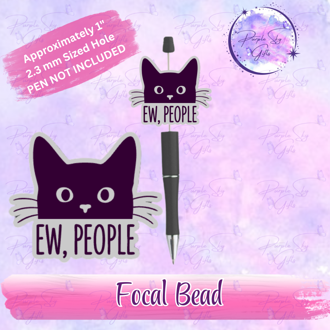 Ew, People Cat Focal Bead
