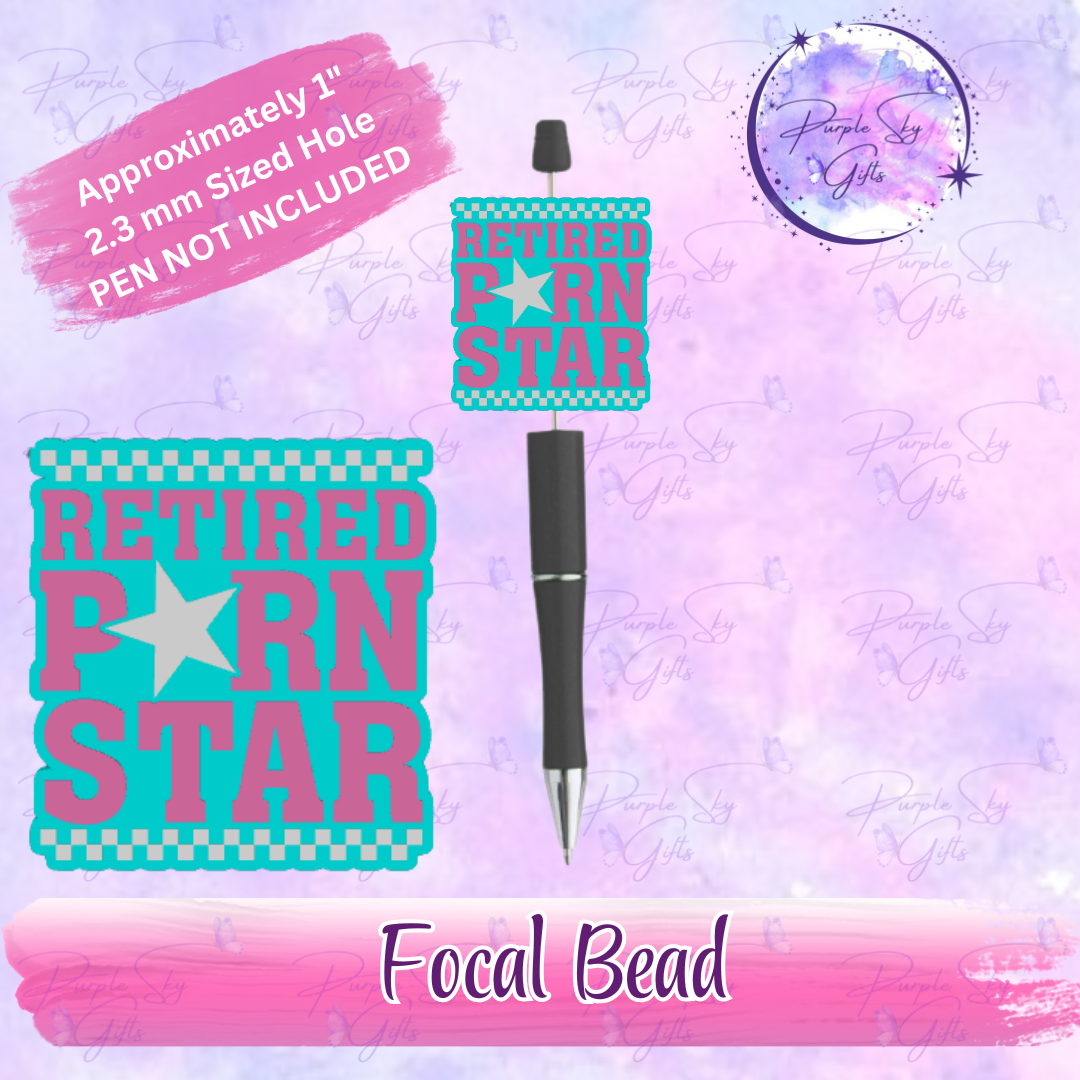Retired P*rn Star Focal Bead