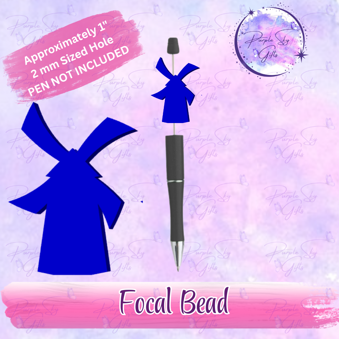 Dutch Windmill Focal Bead