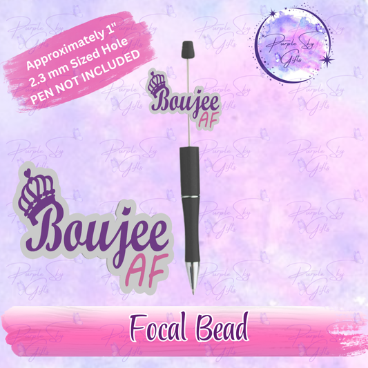 Boujee AF Focal Bead