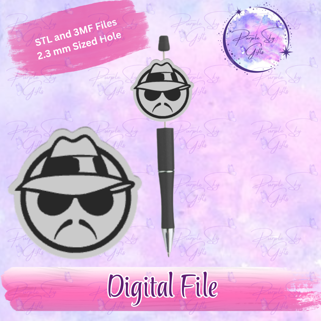 Lowrider Man Male Focal Bead Digital STL and 3MF Files