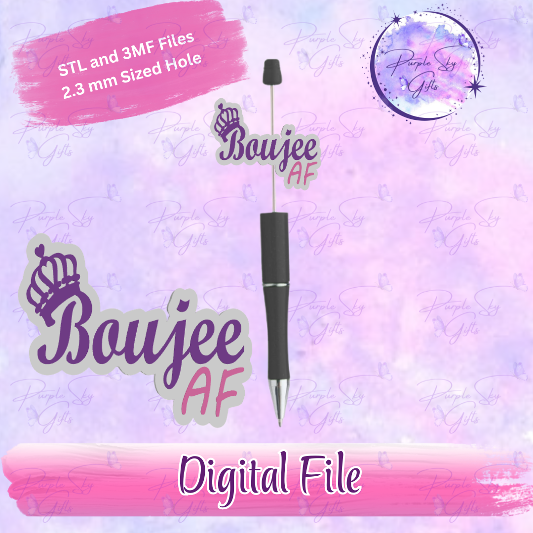 Boujee AF Focal Bead Digital STL and 3MF Files