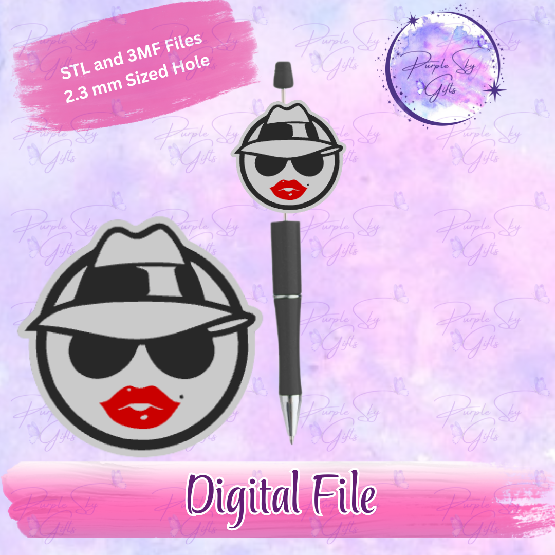 Lowrider Woman Female Focal Bead Digital STL and 3MF Files