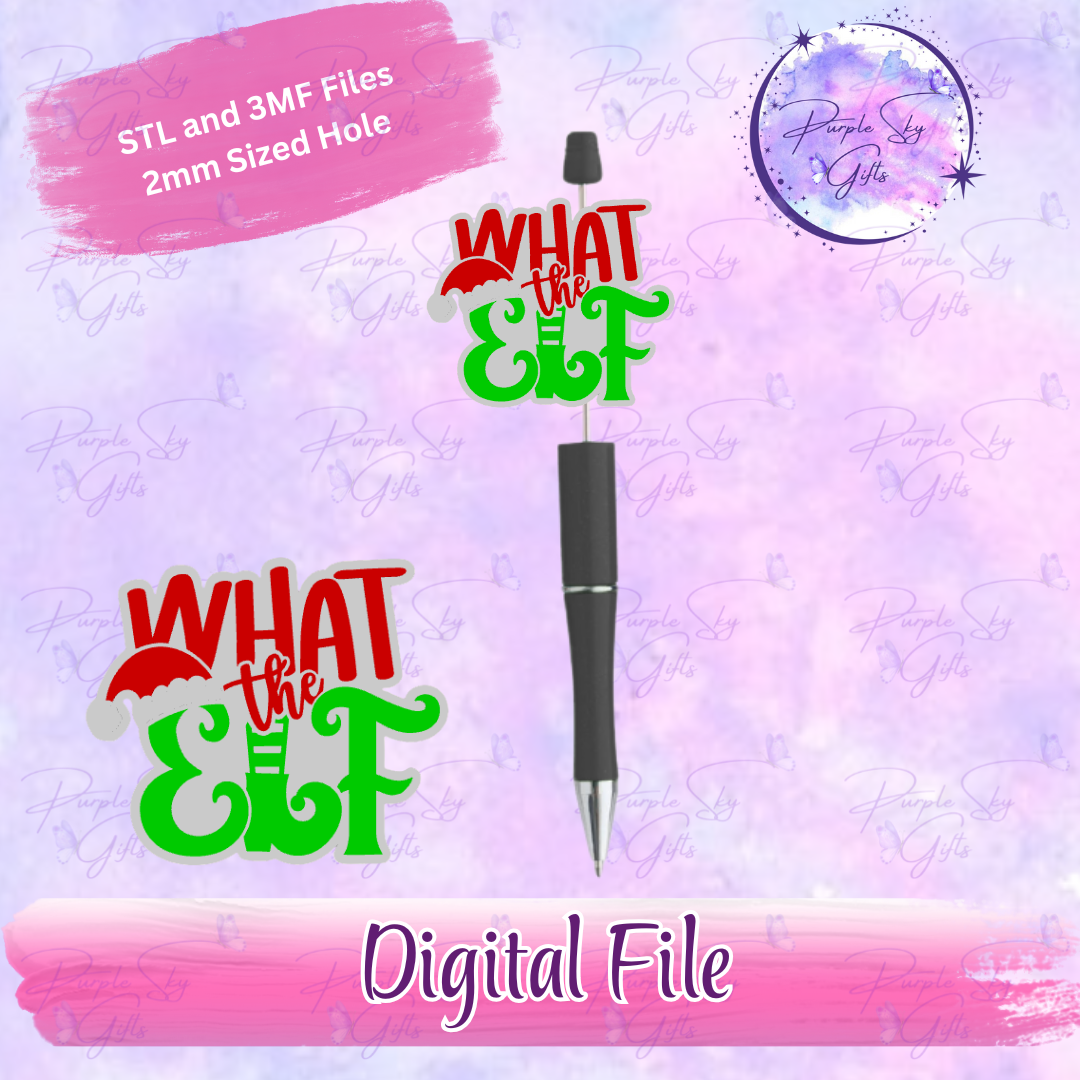 What The Elf Focal Bead Digital STL and 3MF Files