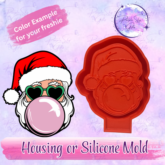 Bubblegum Santa Claus Mold Housing or Silicone Mold