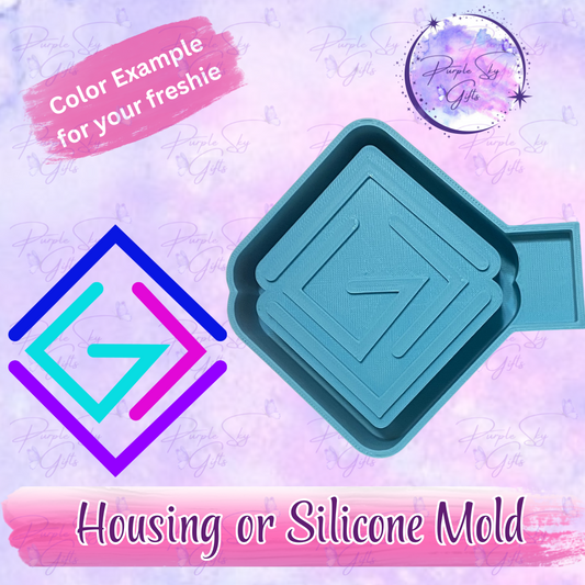 God Is Greater Than The Highs and Lows Diamond Shape Freshie Housing or Silicone Mold