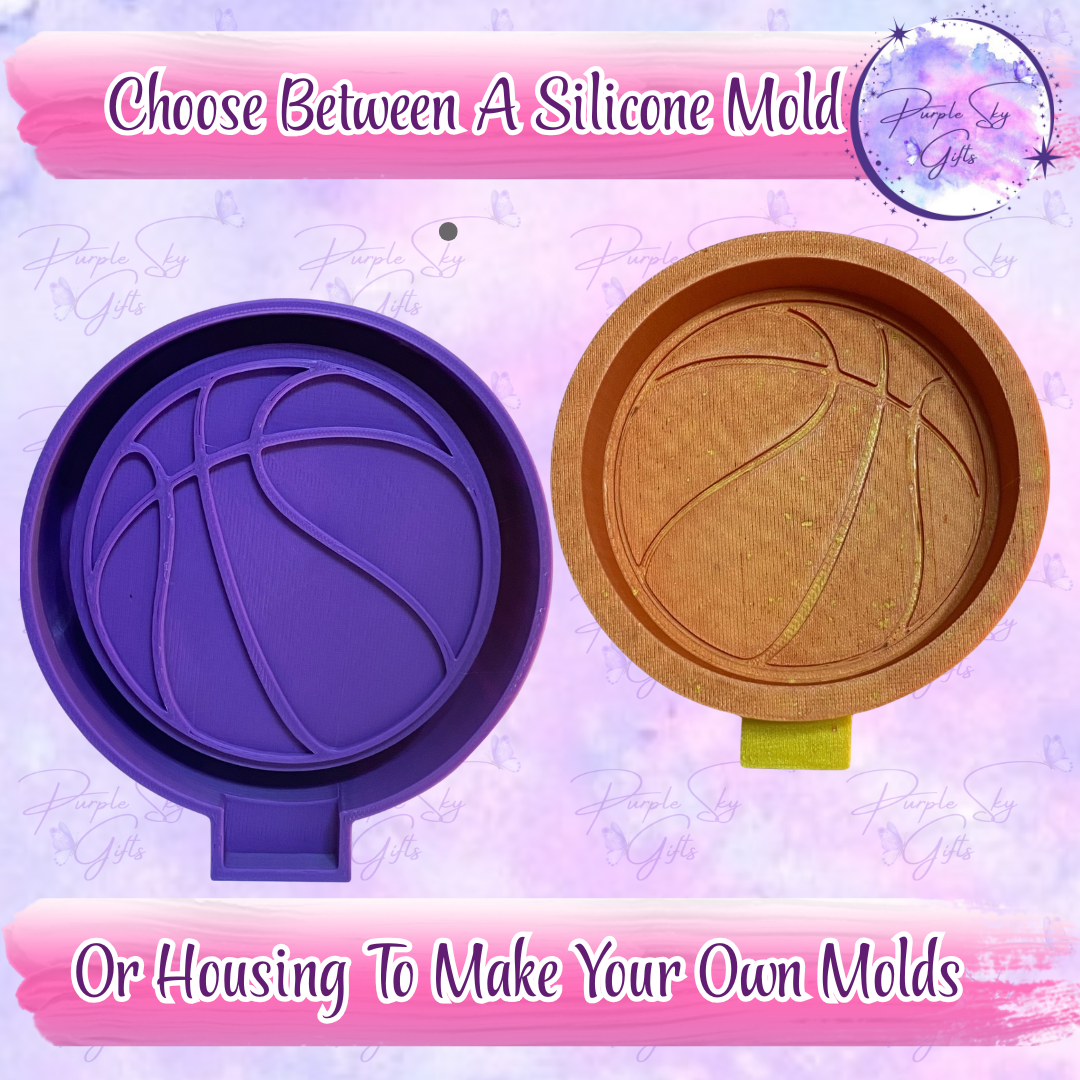 Basketball Freshie Mold Housing OR Silicone Mold