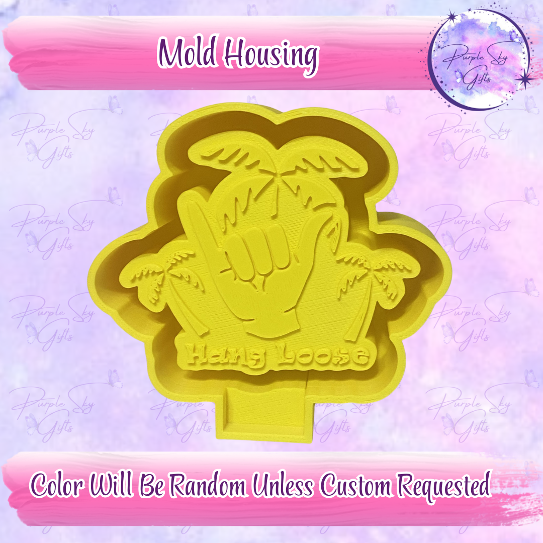 Hang Loose Palm Trees Freshie Housing or Silicone Mold