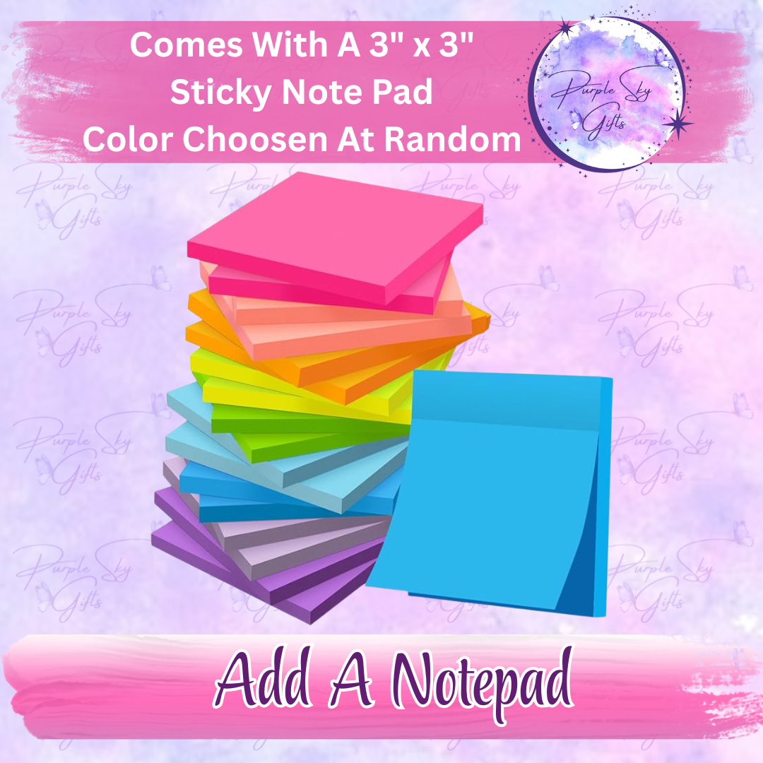 Cute Raccoon 3"x3" Sticky/Tear Away Notes Notepad Holders