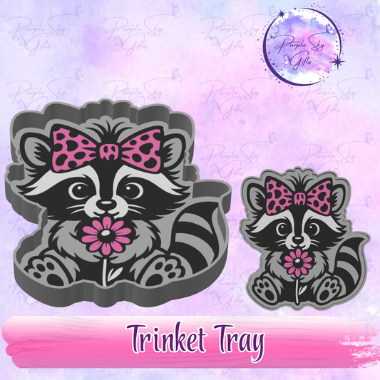 Cute Raccoon Trinket Tray