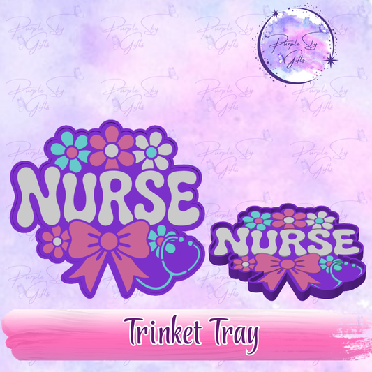 Floral Nurse Trinket Tray