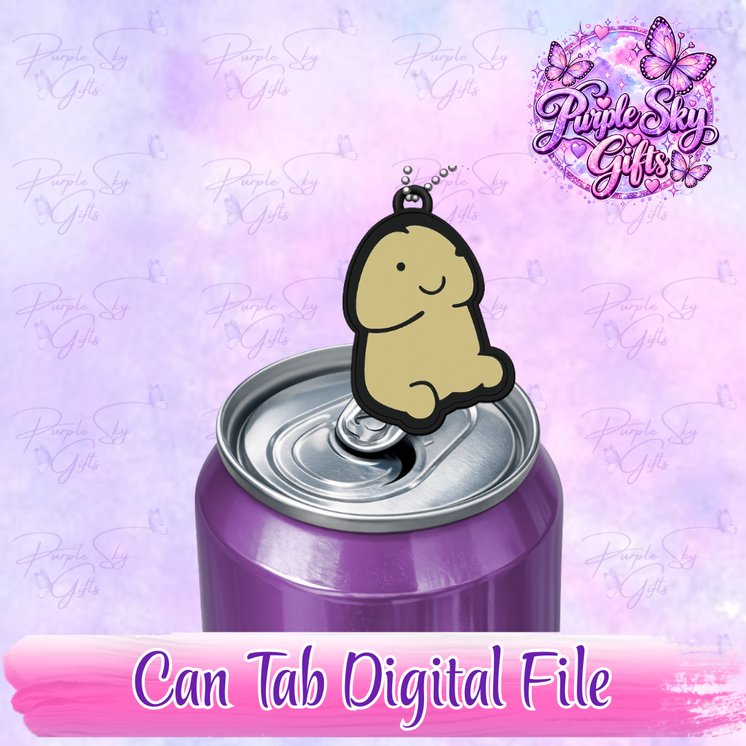 Richard Peen Drink Tab Can Opener Keychain/Charm STL and 3MF DIGITAL File