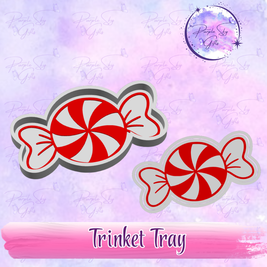 Peppermint Candy Trinket Tray