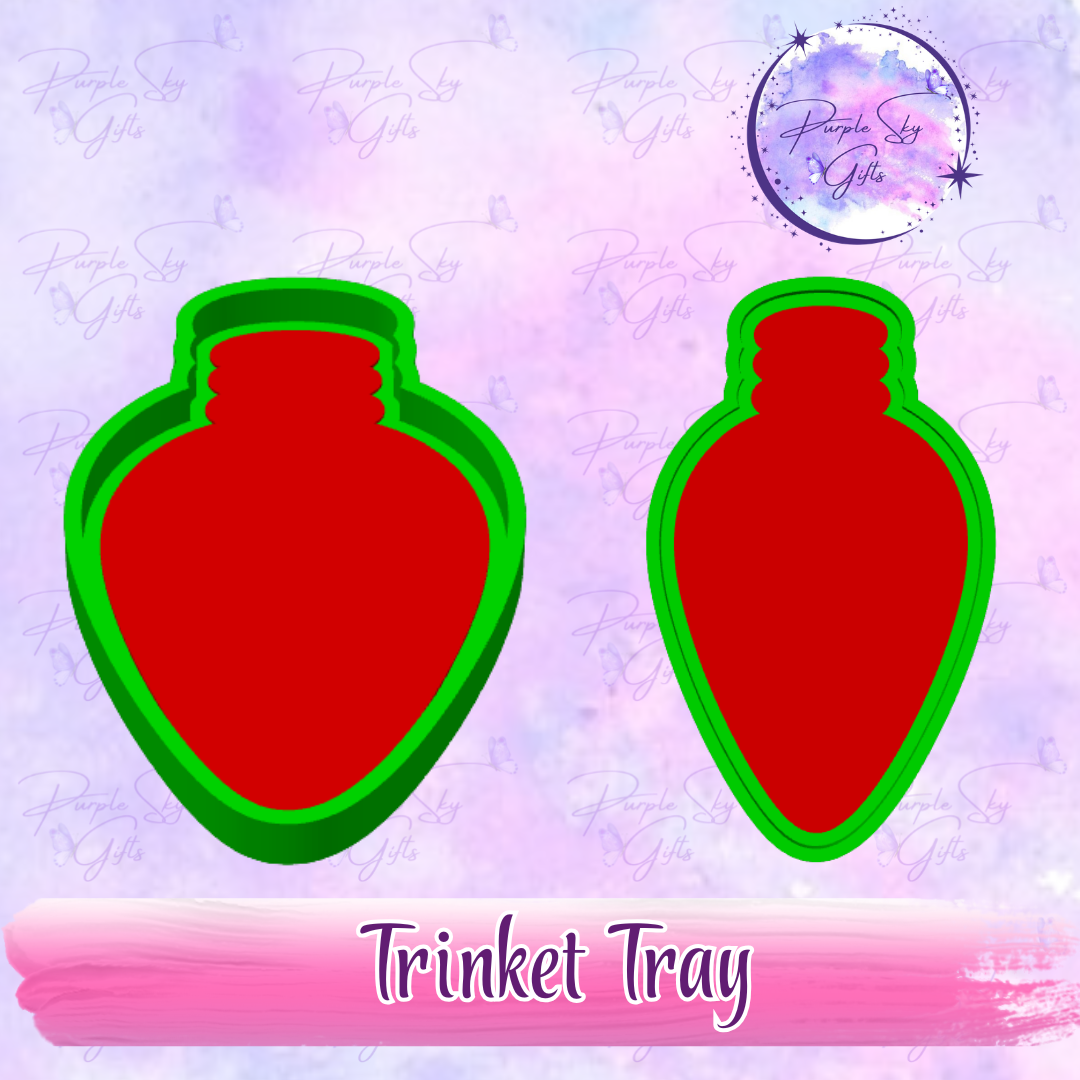 Christmas Lightbulb Trinket Tray