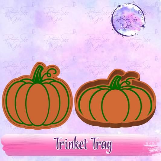 Pumpkin With Vine Trinket Tray