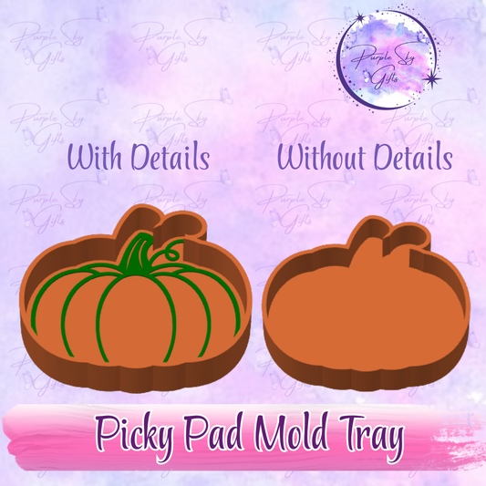 Pumpkin With Vine - Picky Pad Mold Tray