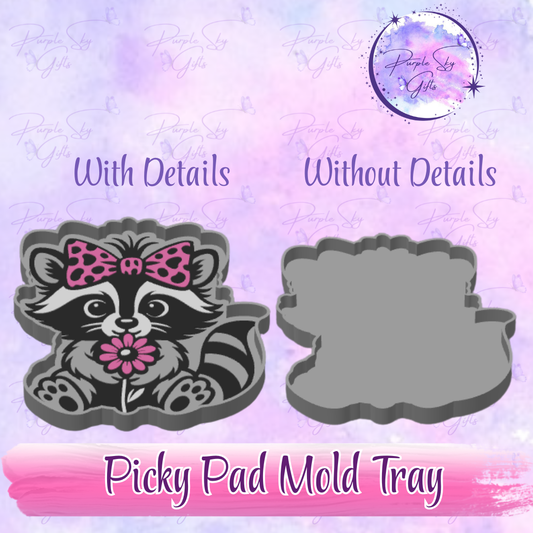 Cute Raccoon - Picky Pad Mold Tray