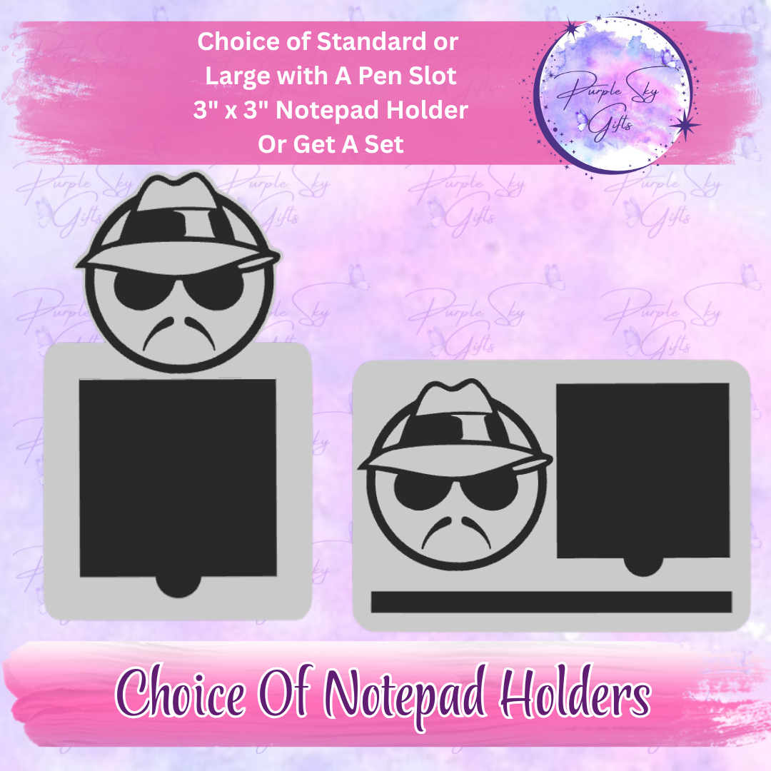 Lowrider Cholo Man 3"x3" Sticky/Tear Away Notes Notepad Holders