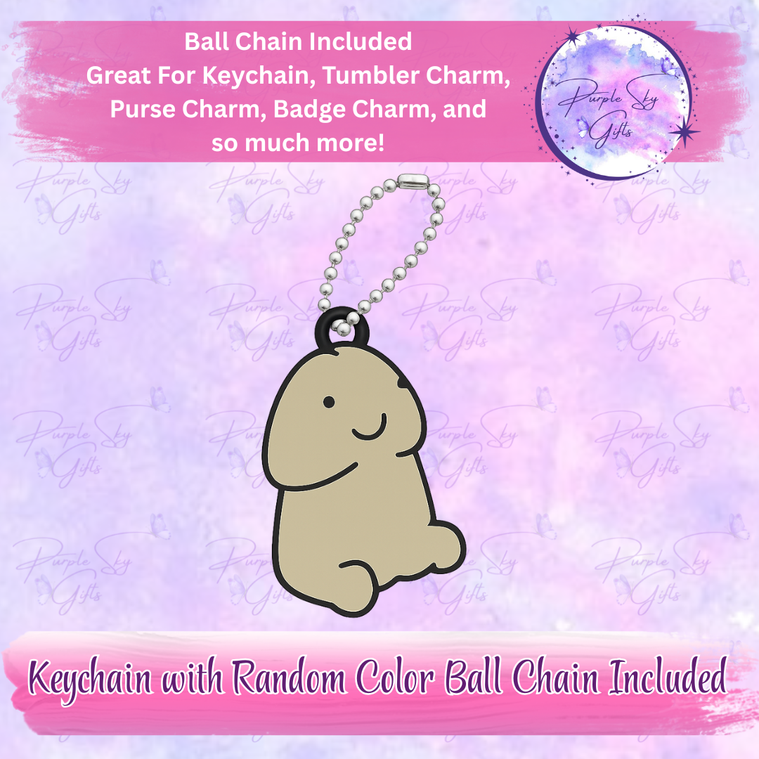 Richard Peen Keychain with Random Colored Ball Chain