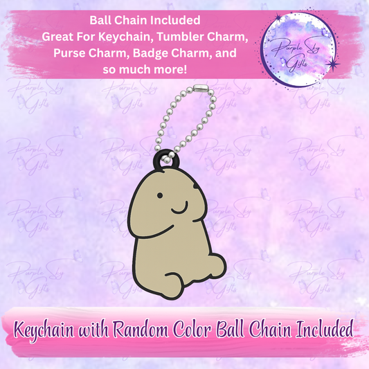 Richard Peen Keychain with Random Colored Ball Chain