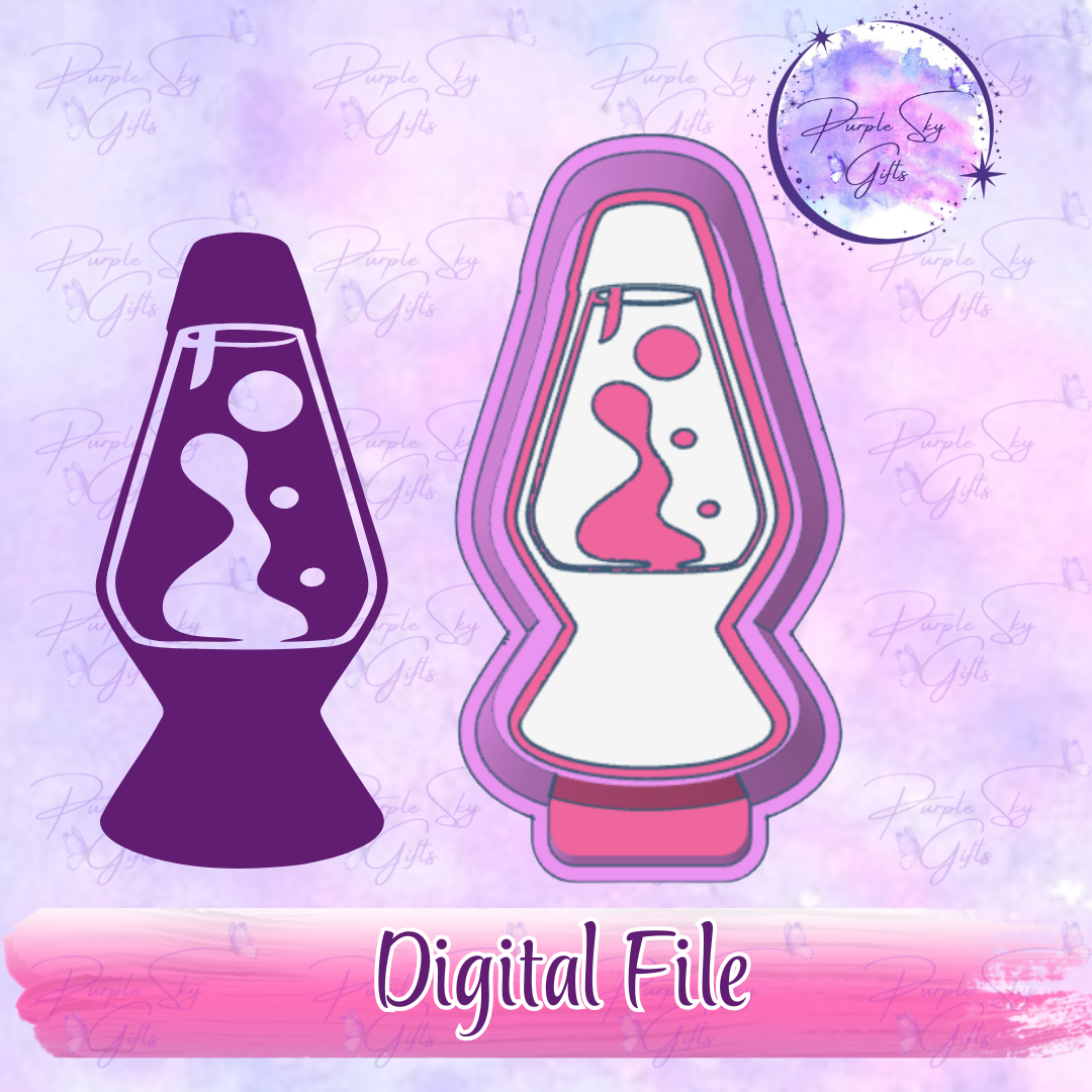 Lava Lamp Mold Housing STL Digital File