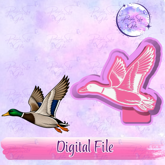Mallard Duck Mold Housing STL Digital File