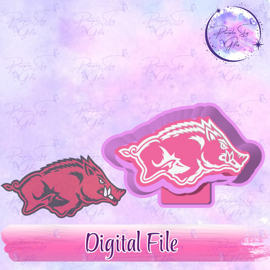 Wild Boar Hog Freshie Mold Housing STL Digital File