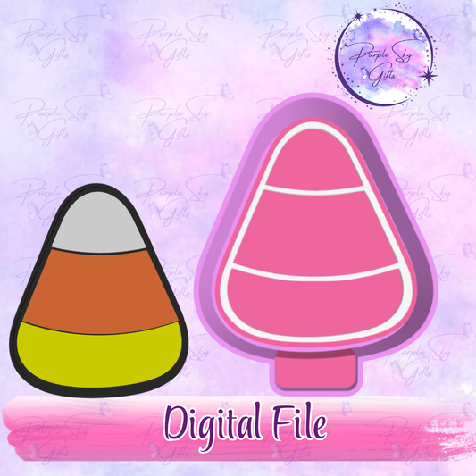 Candy Corn Mold Housing STL Digital File