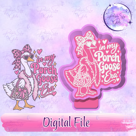 In My Porch Goose Era Freshie Mold Housing STL Digital File