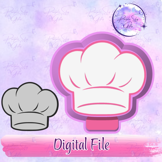 Chef's Hat - Mold Housing STL Digital File