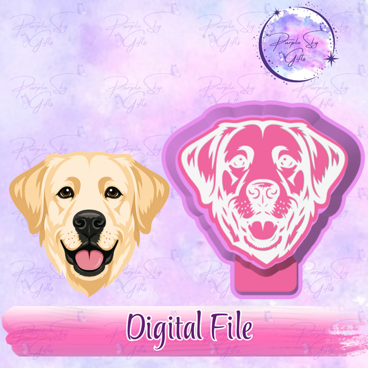 Labrador Dog Mold Housing STL Digital File