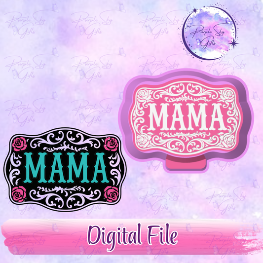 Mama and Roses STL DIGITAL FILE For Freshie Housing, Silicone Mold