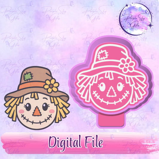 Scarecrow Face Mold Housing STL Digital File