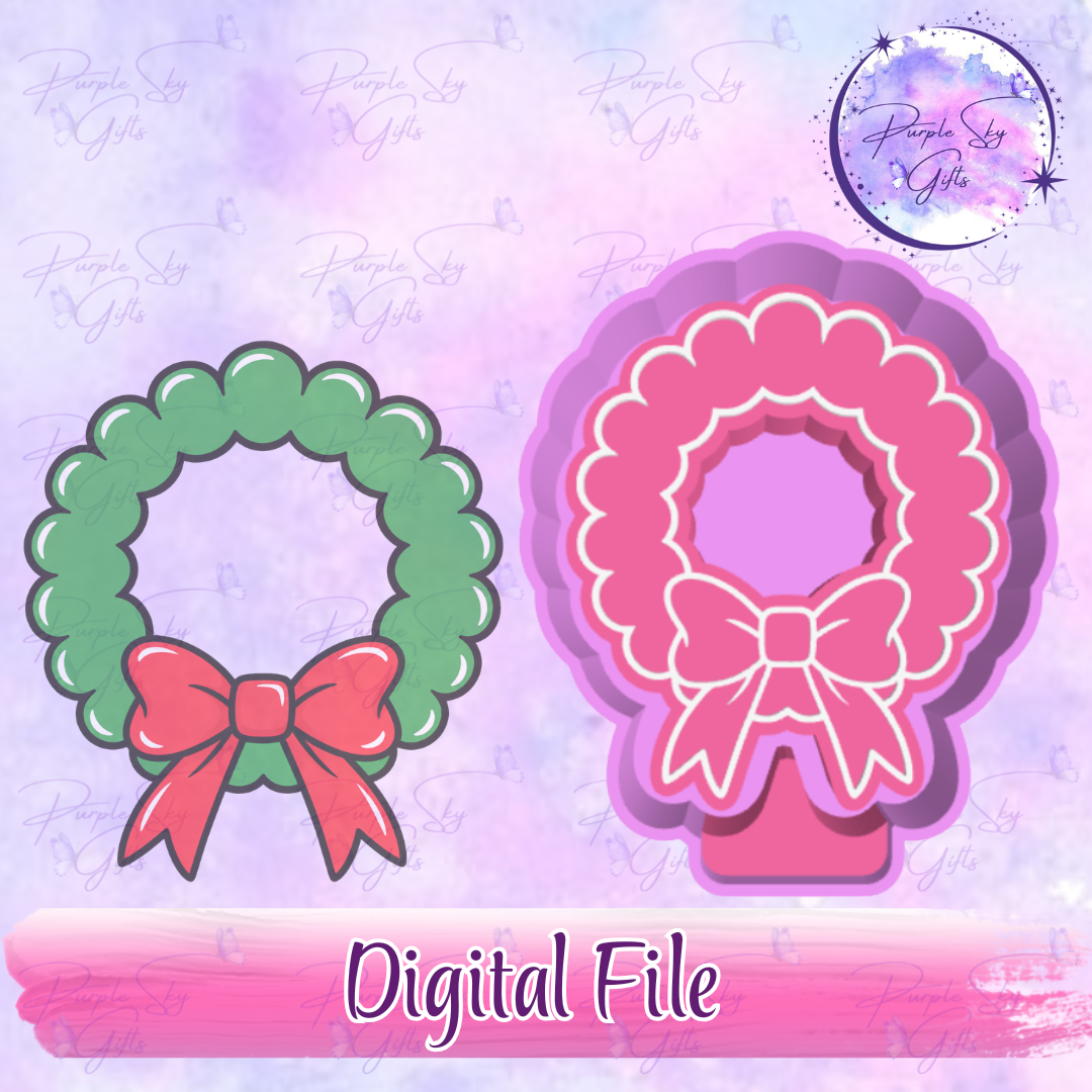 Plain Wreath Freshie Mold Housing STL Digital File
