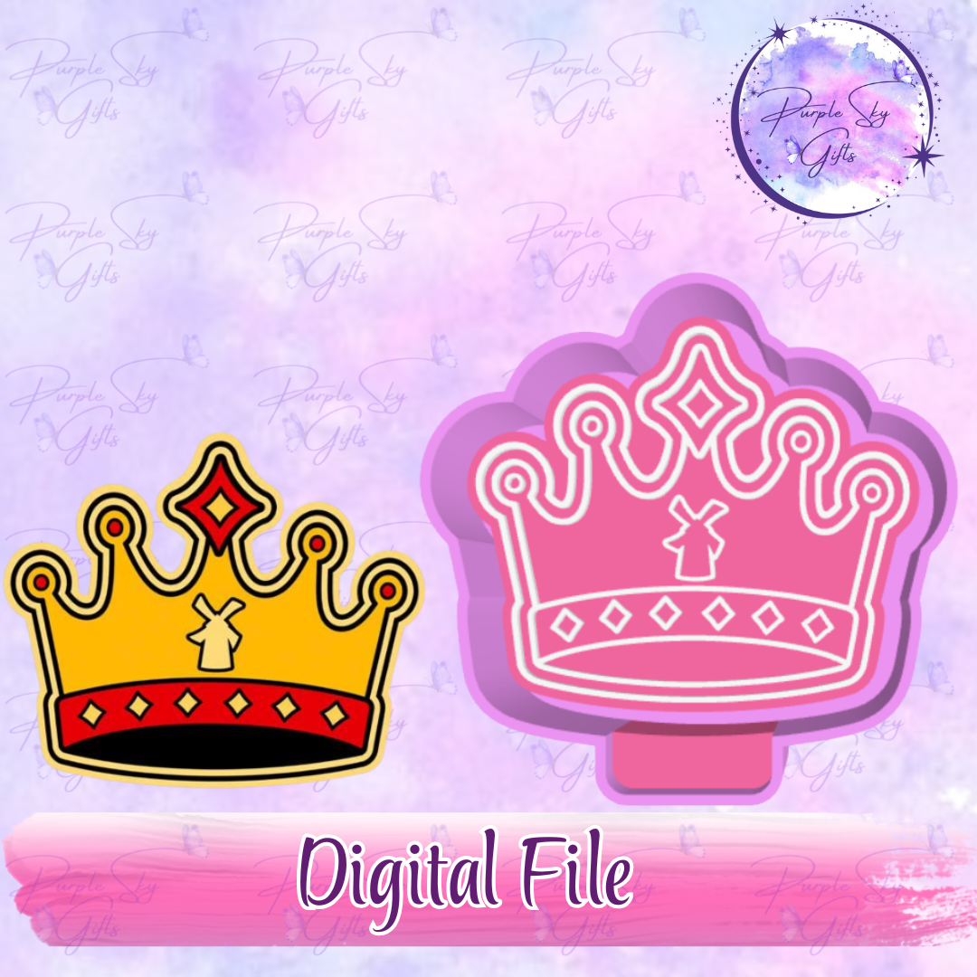 Dutch Crown Mold Housing STL Digital File