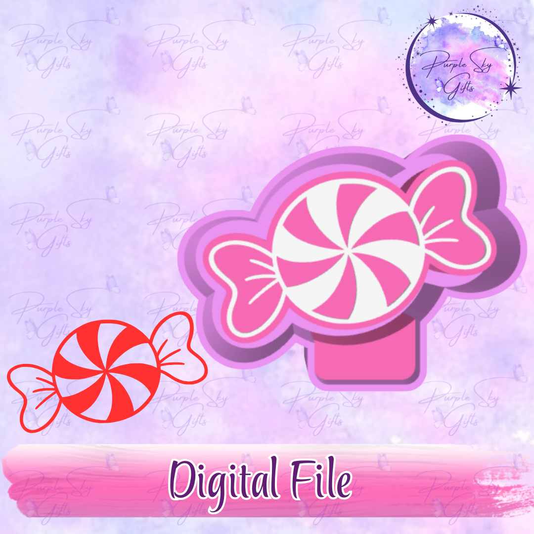 Peppermint Candy Mold Housing STL Digital File