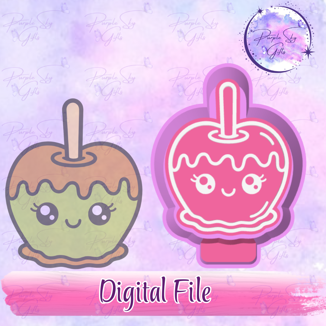 Kawaii Candy Apple Mold Housing STL Digital File