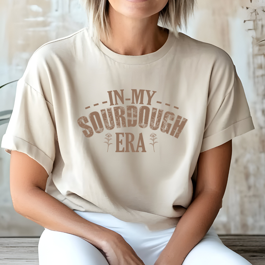 Boho Distressed In My Sourdough Era T-Shirt or Crewneck