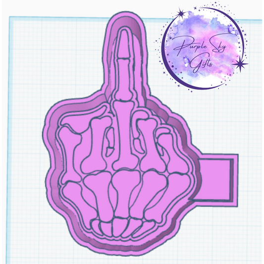 Bones Middle Finger Housing STL Digital File