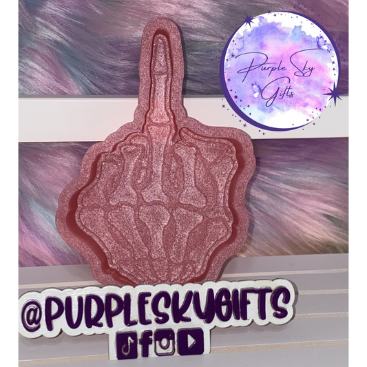 Bones Middle Finger Skeleton Silicone Mold