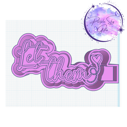 Let Them With Heart Swirl Housing STL Digital File