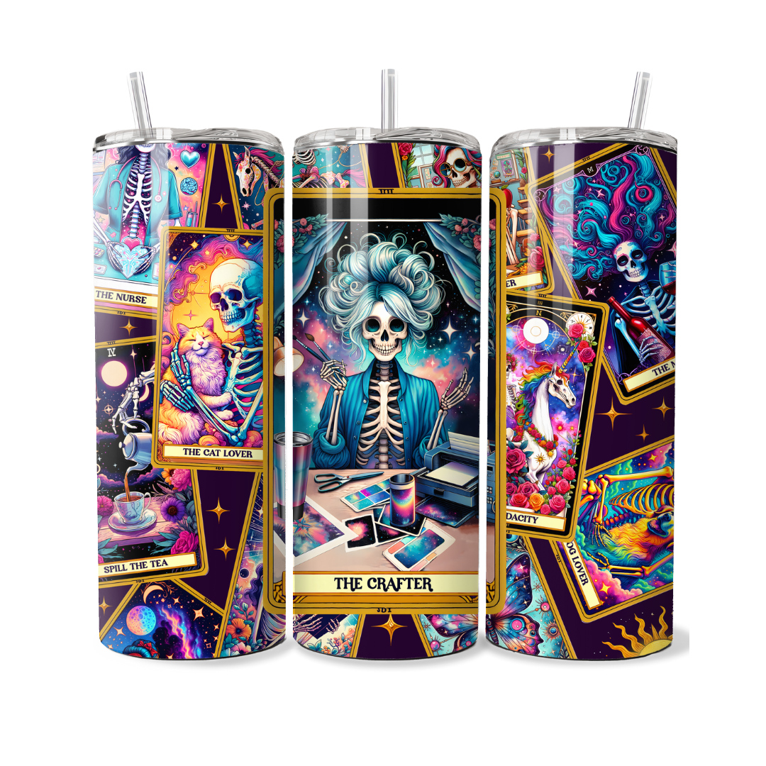 The Crafter Tarot Card 20 or 30 oz Tumbler