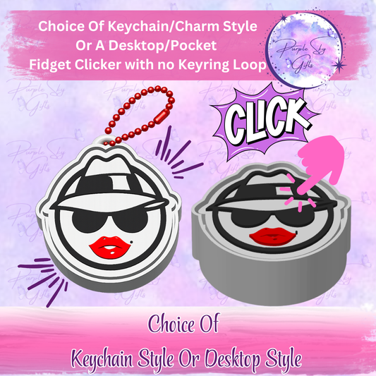 Lowrider Chola Woman Fidget Keyboard Clicker