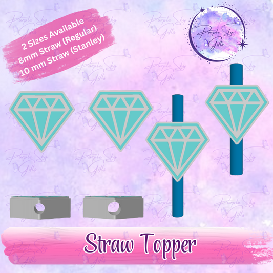 Diamond Straw Topper