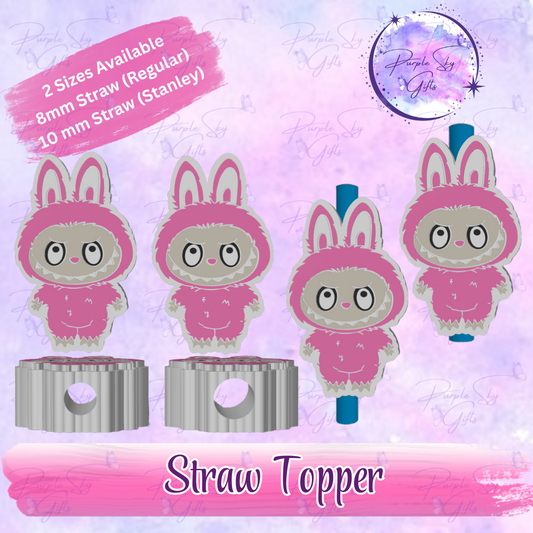 Furry Viral Monster Straw Topper